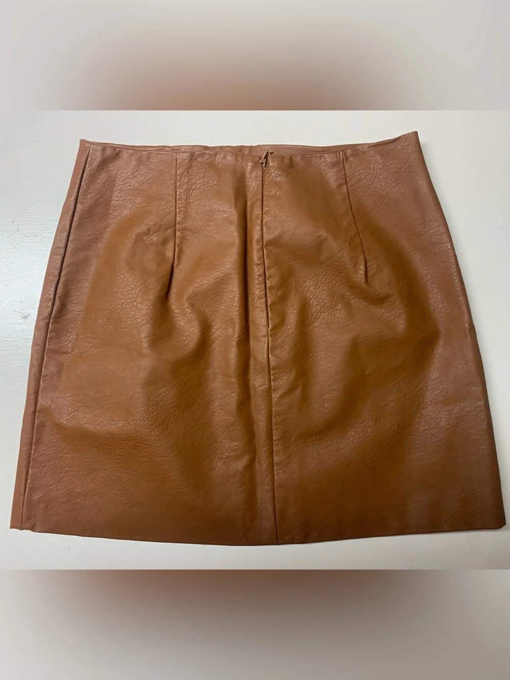 Wild Honey Faux Leather Tricolor Panel - Olive, Cream, Brown